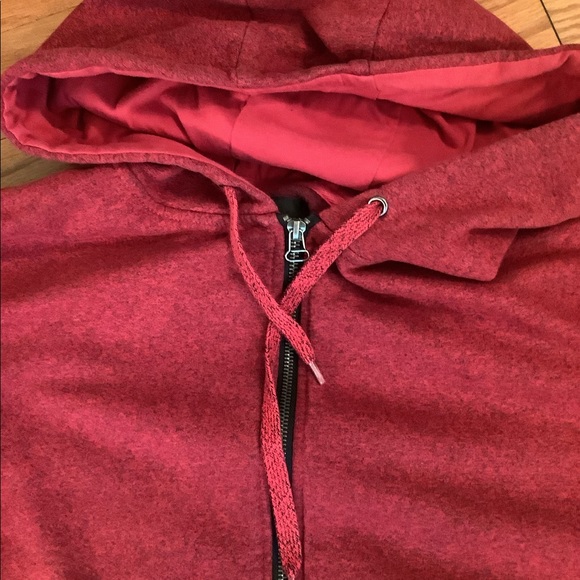 Zine clothing Red & Black Hooded Sweatshirt - Picture 3 of 7